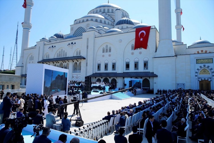 Büyük Çamlıca Camii'nin açılışından ilk fotoğraflar...