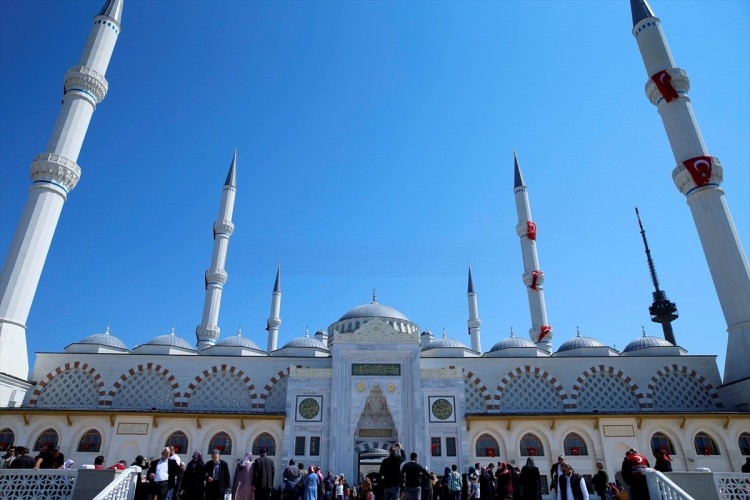 Büyük Çamlıca Camii'nin açılışından ilk fotoğraflar...