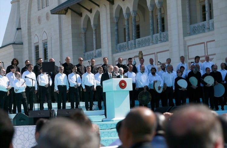 Büyük Çamlıca Camii'nin açılışından ilk fotoğraflar...