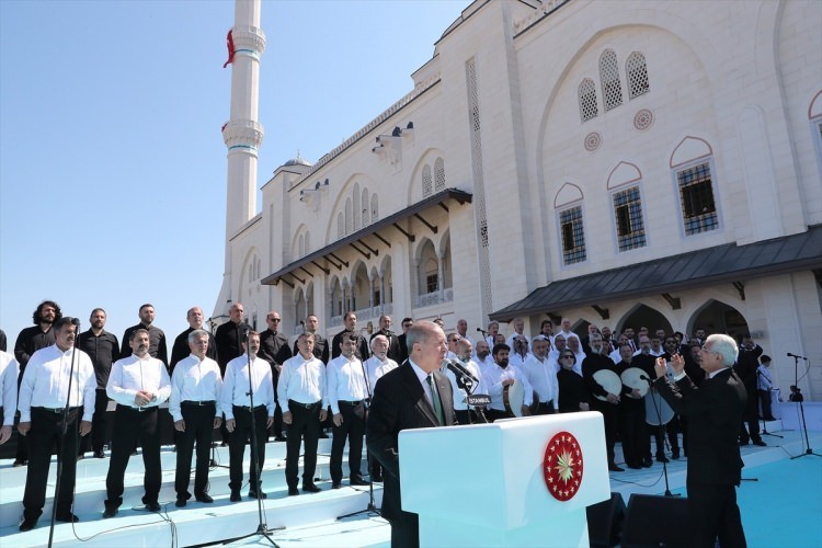 Büyük Çamlıca Camii'nin açılışından ilk fotoğraflar...