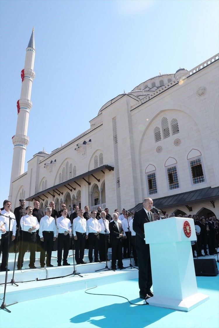 Büyük Çamlıca Camii'nin açılışından ilk fotoğraflar...