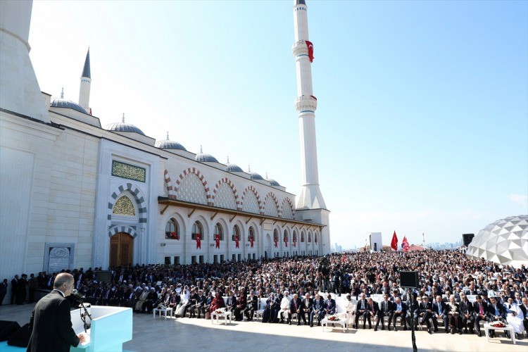 Büyük Çamlıca Camii'nin açılışından ilk fotoğraflar...