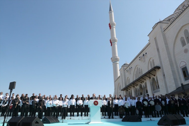 Büyük Çamlıca Camii'nin açılışından ilk fotoğraflar...