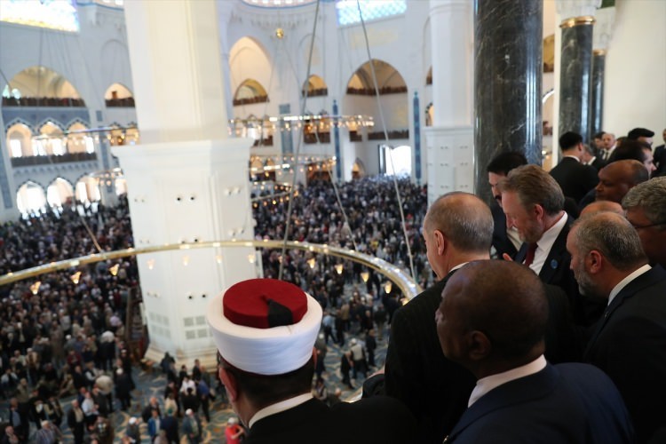 Büyük Çamlıca Camii'nin açılışından ilk fotoğraflar...