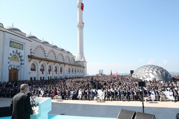 Büyük Çamlıca Camii'nin açılışından ilk fotoğraflar...