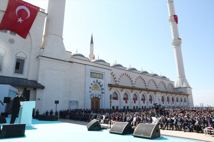 Büyük Çamlıca Camii'nin açılışından ilk fotoğraflar...