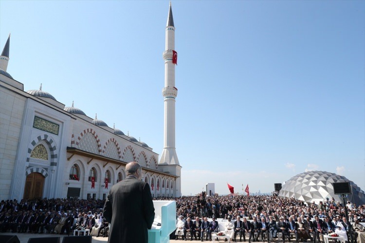 Büyük Çamlıca Camii'nin açılışından ilk fotoğraflar...