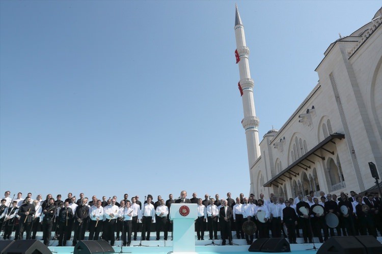 Büyük Çamlıca Camii'nin açılışından ilk fotoğraflar...