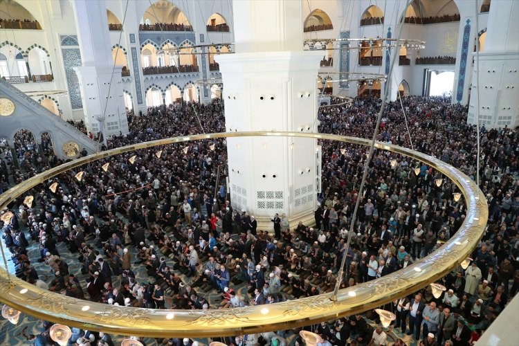 Büyük Çamlıca Camii'nin açılışından ilk fotoğraflar...