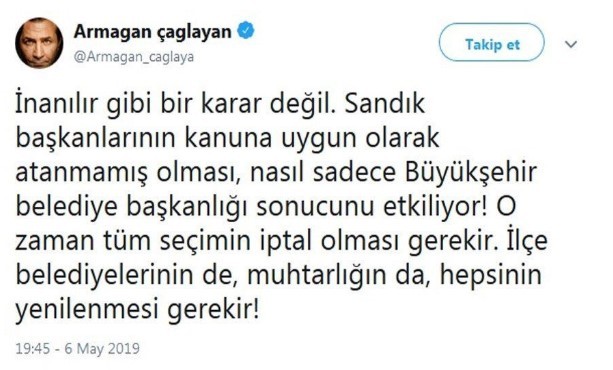 YSK’nın İstanbul kararına ünlüler ne dedi