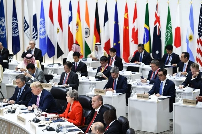 G-20 zirvesinde liderler geçidi 