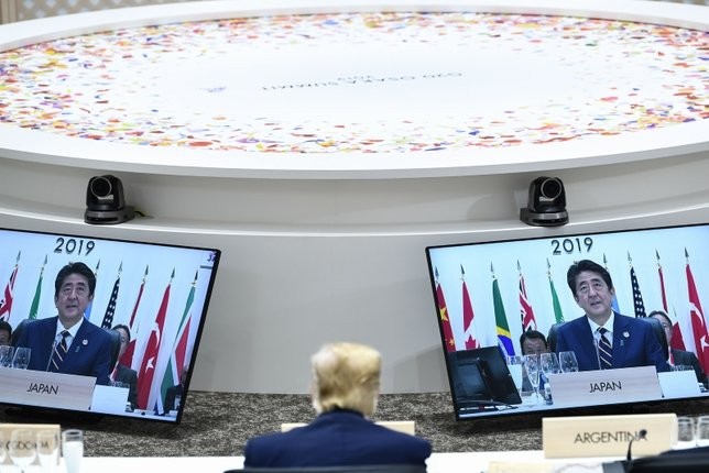 G-20 zirvesinde liderler geçidi 