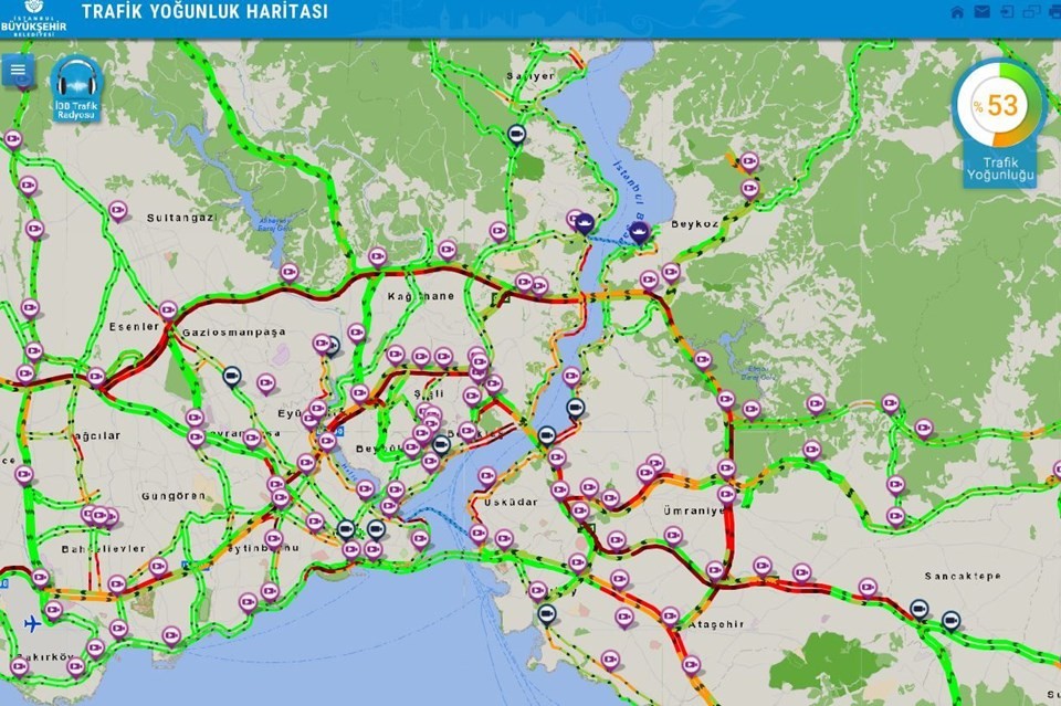 İstanbul'da bayram trafiği