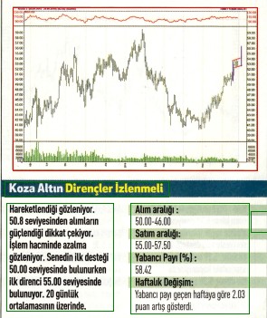 17 hisselik teknik analiz