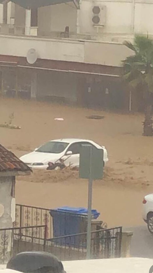 Düzce, Akçakoca'da sel çilesi