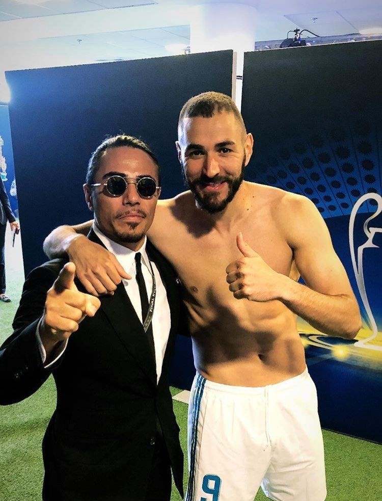 Nusret'ten Real Madrid'li futbolculara destek