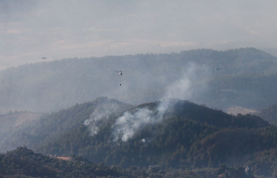 İzmir'deki yangın 3. gününde