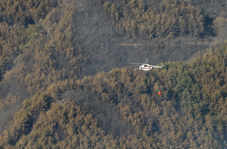 İzmir'deki yangın 3. gününde