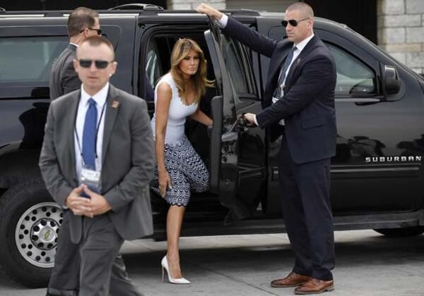 Melania Trump'ın G7 stili 