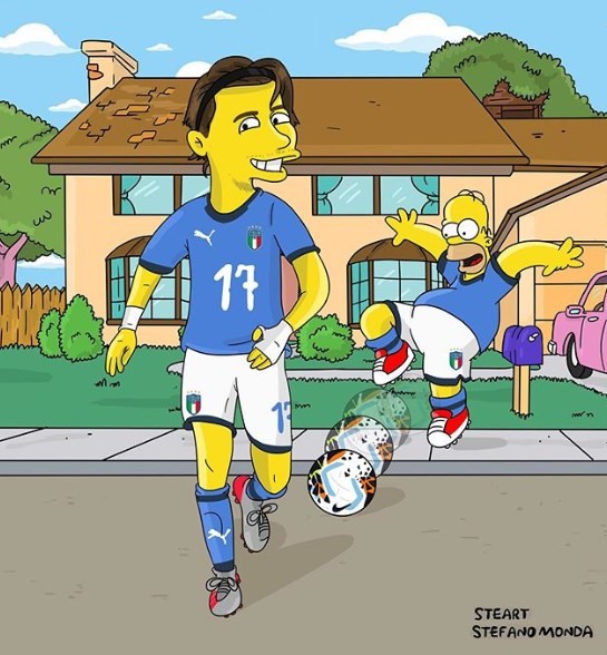 Ünlü futbolcular Simpsons karakterine dönüştü