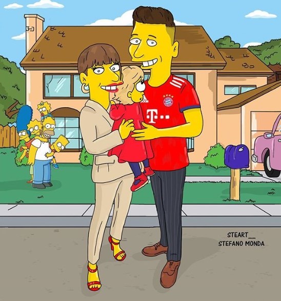 Ünlü futbolcular Simpsons karakterine dönüştü