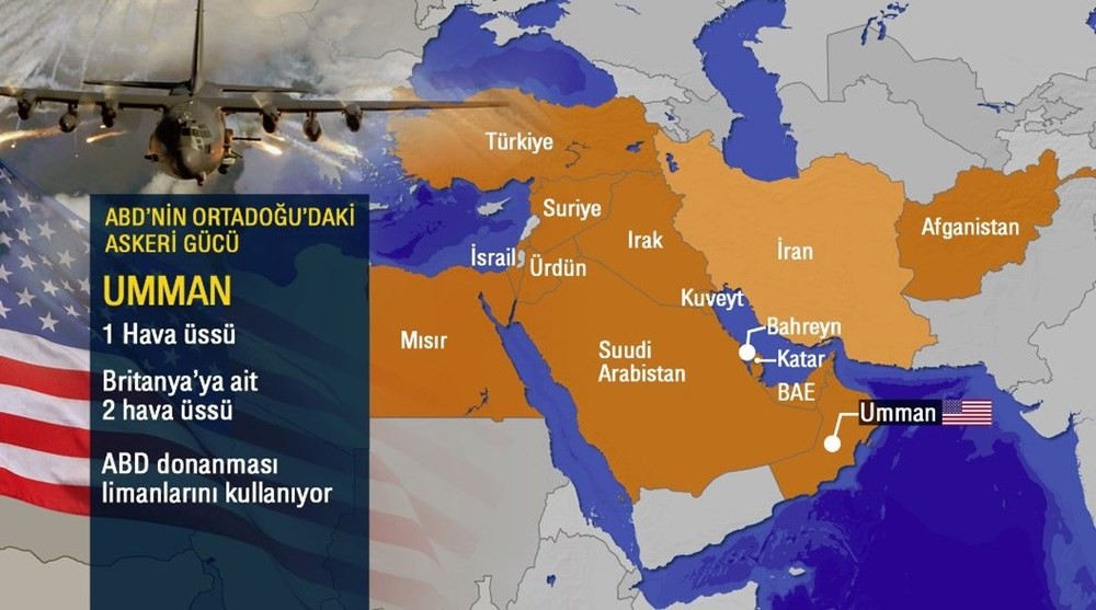 ABD'nin Ortadoğu'da nerelerde kaç askeri var?