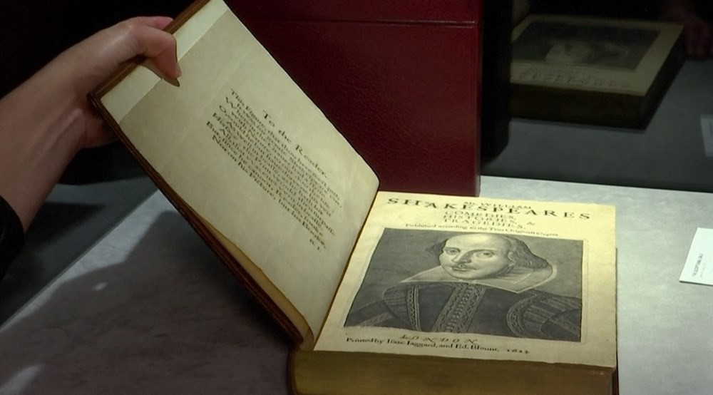 William Shakespeare'in kitabı 10 milyon dolara satıldı