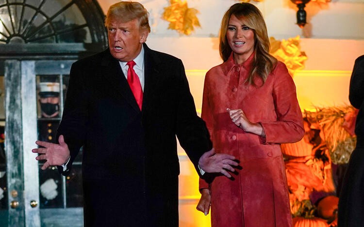 First Lady bir kez daha Başkan Trump'ı rezil etti