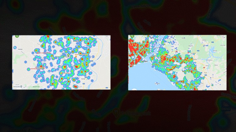 Korona alarmı! Türkiye'nin tamamında artan yoğunluk farkı haritaya yansıdı