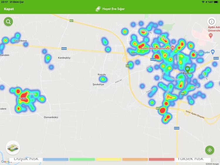 Korona alarmı! Türkiye'nin tamamında artan yoğunluk farkı haritaya yansıdı