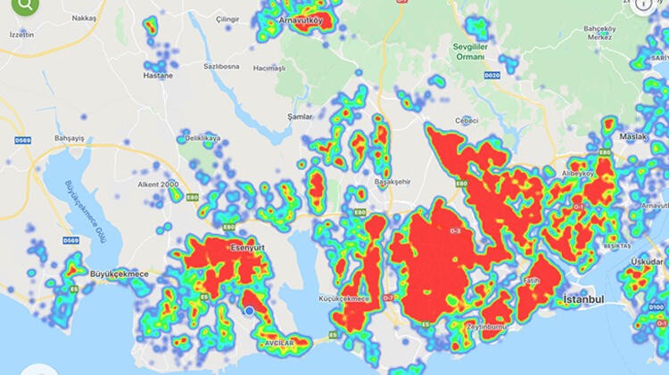 Korona alarmı! Türkiye'nin tamamında artan yoğunluk farkı haritaya yansıdı
