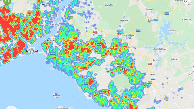 Korona alarmı! Türkiye'nin tamamında artan yoğunluk farkı haritaya yansıdı
