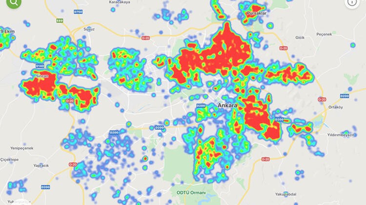 Korona alarmı! Türkiye'nin tamamında artan yoğunluk farkı haritaya yansıdı