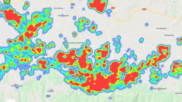 Korona alarmı! Türkiye'nin tamamında artan yoğunluk farkı haritaya yansıdı