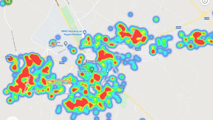 Korona alarmı! Türkiye'nin tamamında artan yoğunluk farkı haritaya yansıdı