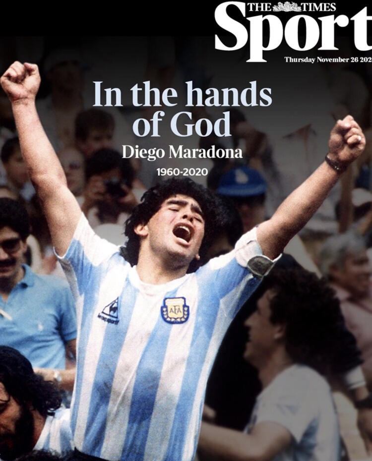 Maradona'nın hayata vedasını dünya basını böyle gördü