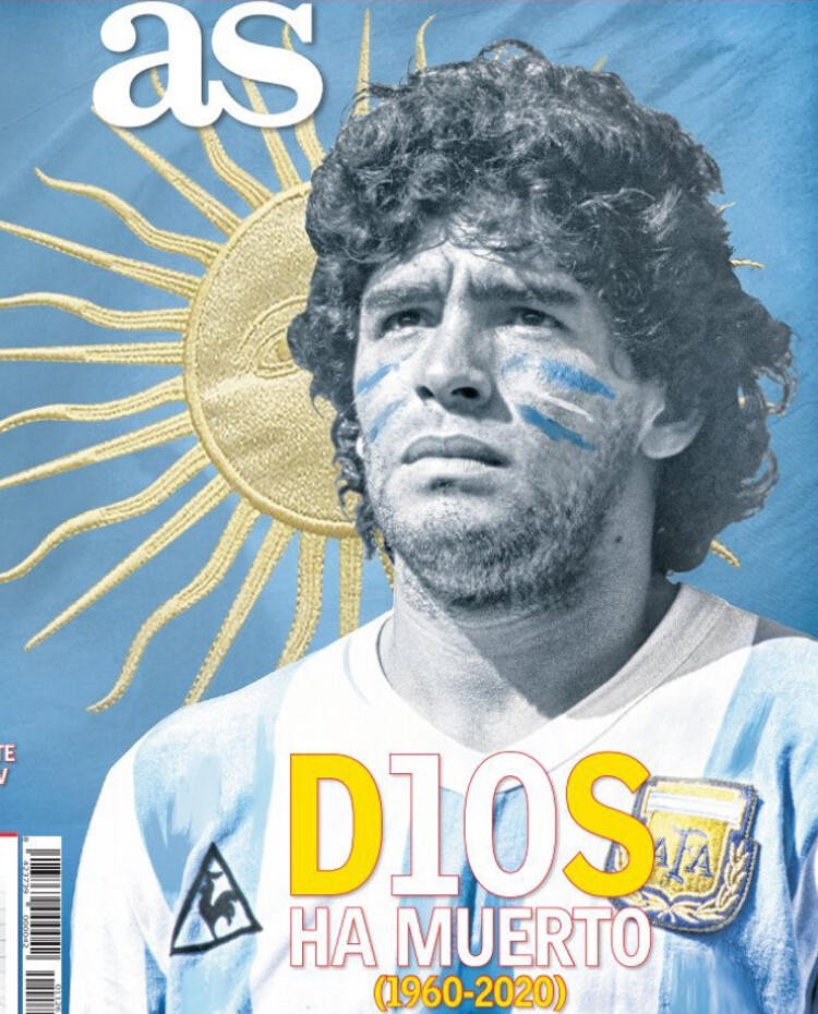 Maradona'nın hayata vedasını dünya basını böyle gördü