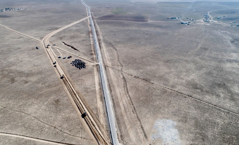 Obruğun üzerinden geçen yol taşınacak