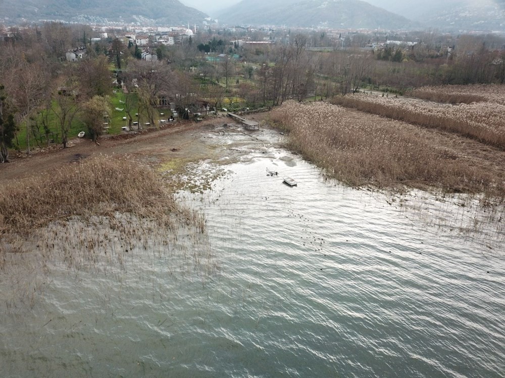 Sapanca Gölü 20 metre çekildi