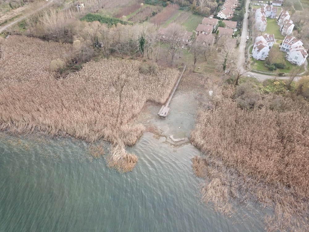 Sapanca Gölü 20 metre çekildi