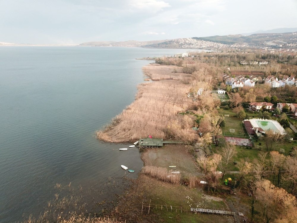 Sapanca Gölü 20 metre çekildi