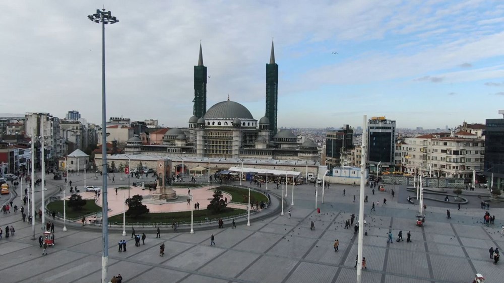 İstanbul Taksim Camii inşaatında sona yaklaşıldı