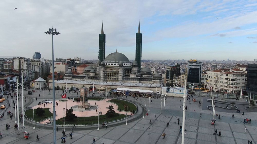 İstanbul Taksim Camii inşaatında sona yaklaşıldı