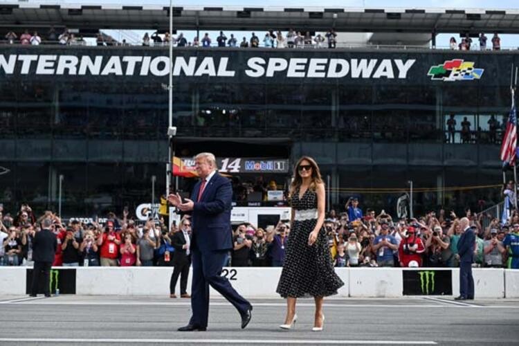 Daytona 500 yarışlarında Trump sürprizi