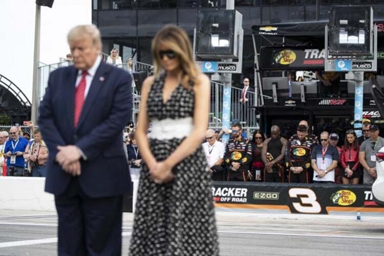 Daytona 500 yarışlarında Trump sürprizi