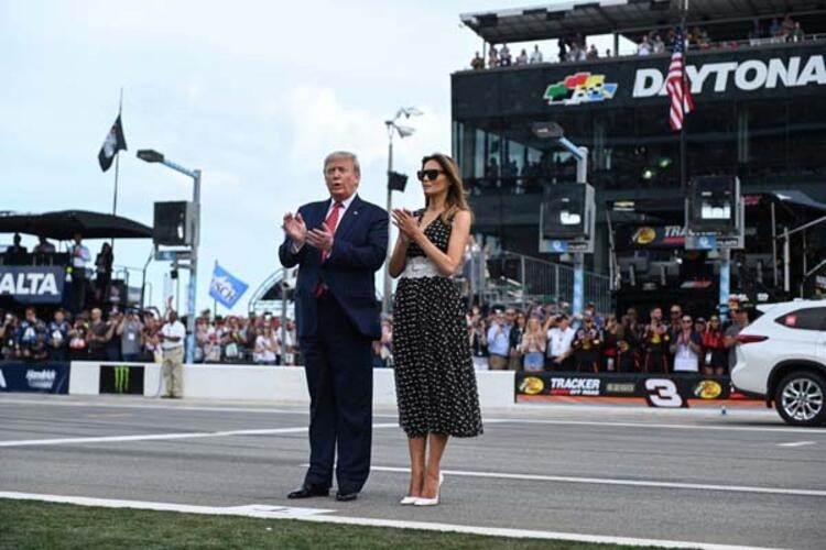 Daytona 500 yarışlarında Trump sürprizi