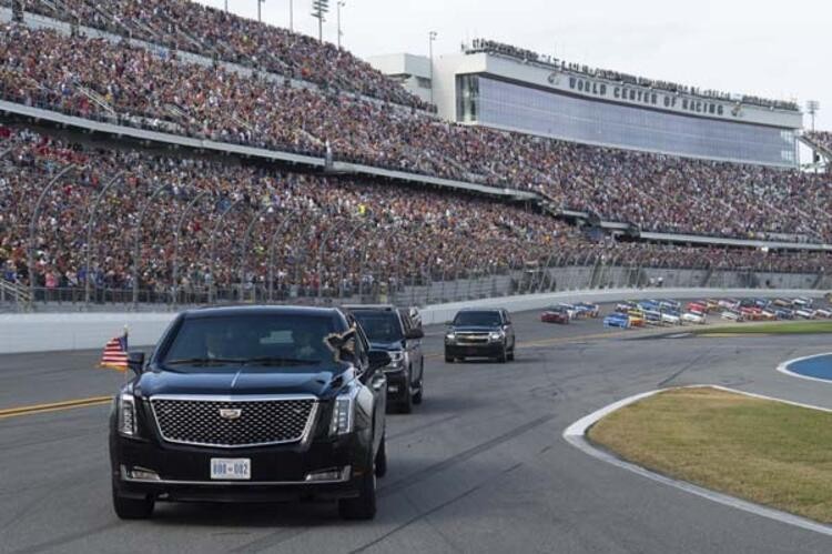 Daytona 500 yarışlarında Trump sürprizi