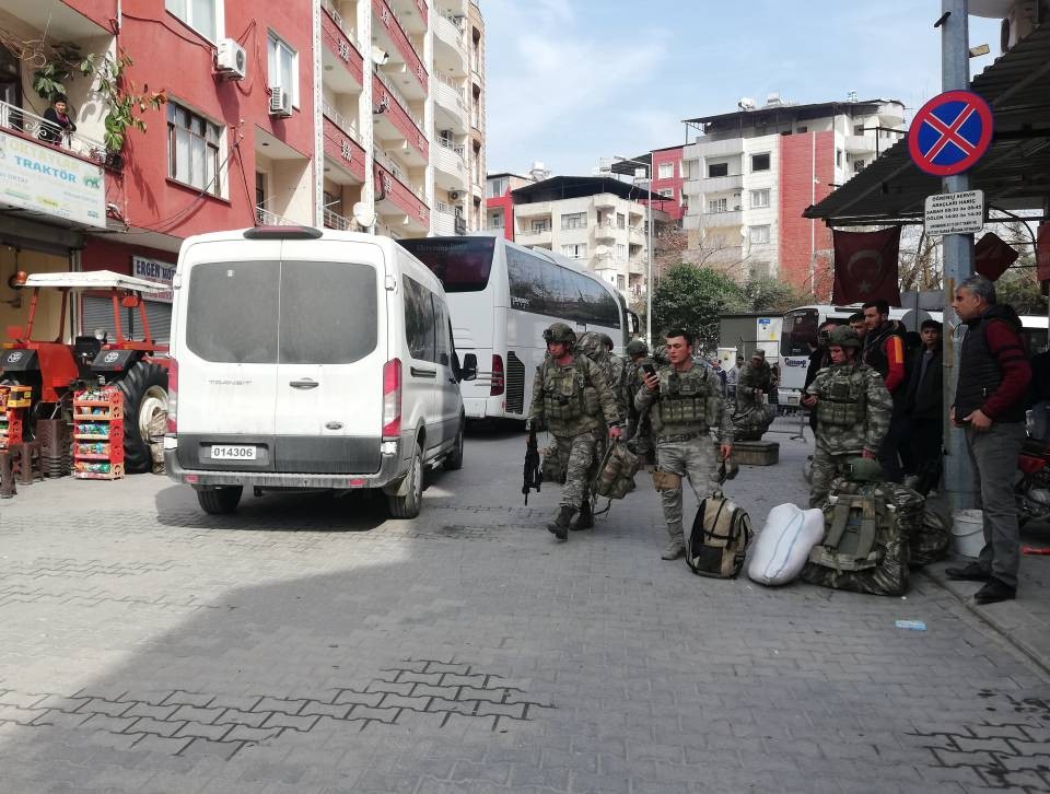 Yüzlerce komando sınıra gönderilmek üzere Hatay’da