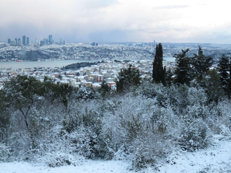 İstanbul beyaza büründü