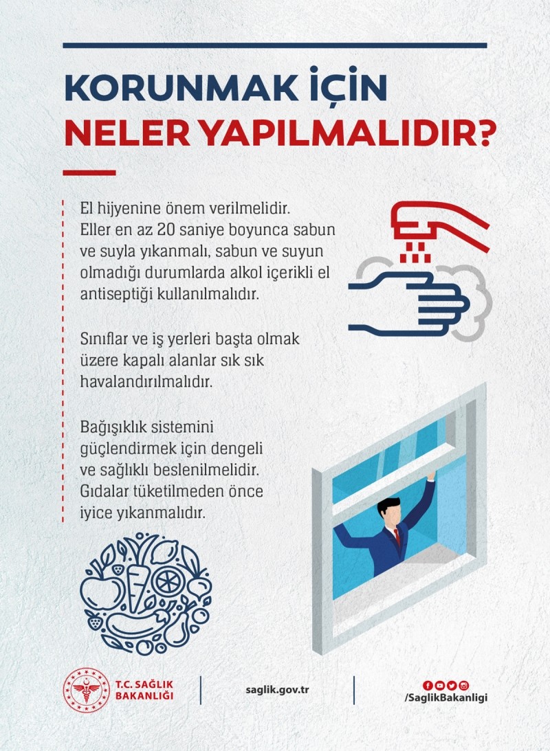 Sağlık Bakanlığı Bilim Kurulundan 'korona virüs' broşürü